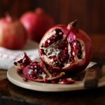 pomegranates, fruit, food