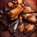 roast duck with quinces and madeira