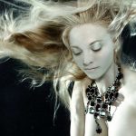 Underwater blond angel beauty story for JFW Magazine, UK | Fashi