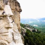 Mt Rushmore and men. © Kevin Steele / kevsteele.com